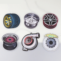 Accessoires de voiture, parfum frais, diffuseur d'air pour voiture en papier avec design personnalisé et emballage personnalisé