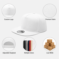 6-Panel 100% Baumwolle Einfarbige Modische Baseballkappe Verstellbar Unisex Erwachsene Sommer Street Dance Skateboarding Snapback