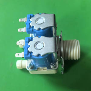 Válvula de Entrada de Doble Válvula para Lavadoras, 4.8mm, Fuente de Alimentación Eléctrica de Plástico, Hecha de Material PP Duradero - Product Image 1