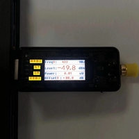 Medidor de potencia RF USB con pantalla a color de 0,96 "V3.0 100K a 10GHZ -55 A + 30dBm prealmacenado 9 curvas de atenuación