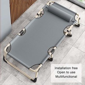 Cama Plegable Metálica Profesional OEM/ODM, Fácil de Transportar, Altura Ajustable, Cama Reclinable para Descanso, para Hogar, Oficina, Camping al Aire Libre - Product Image 3