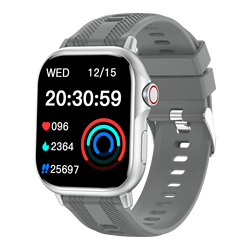 Reloj Inteligente B05, Fábrica de Huaqiangbei, Monitoreo Universal de Frecuencia Cardíaca Real, Compatible con Llamadas BT, Compatible con IOS, Pantalla IPS, Silicona, IP67 - Product Image 3