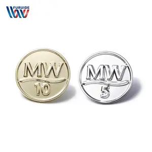 Design Anniversary Promotional Corporate Brand Logo Lapel Pin Badge Custom Metal Soft Hard Enamel Pin For Suit Men