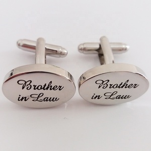 Chine pas cher beau-frère boutons de manchette hommes personnalisé avec logo - Product Image 1