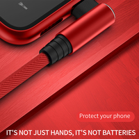 Fil tressé 60W, câble de jeu à charge rapide à angle droit à 90 degrés, câble de chargeur de données coudé USB Type C pour Samsung xiaomi huawei