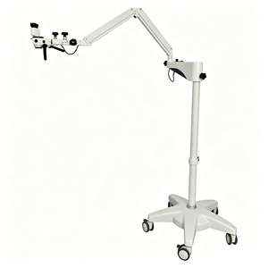 Microscope opératoire <span class=keywords><strong>binoculaire</strong></span> sur pied pour hôpital, grossissement 3X-12X, microscope opératoire ophtalmique mobile - Product Image 2