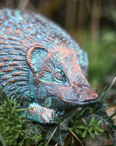 รูปปั้นหนูสำริดสำหรับตกแต่งกลางแจ้งรูปปั้นหนูสำริดสำหรับตกแต่งสวนดีไซน์แบบโบราณสำหรับตกแต่งจากอินเดีย - Product Image 4