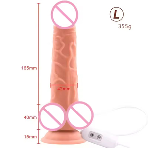 USB Rechargeable Thrusting Vibrating Realistic <b>Dildo</b> With Strong Suction Base Penis Sex Toy - Product Image 3