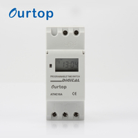 Temporizador de Campana Escolar Automático de 16 A con Pantalla LCD, Interruptor de Luz Eléctrico de 220 Voltios