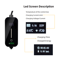 Nouvelle station de recharge de véhicules électriques portable CHUHAN ACT-PAC3.5KW 3.5KW IP55, chargeur de véhicule électrique AC pour usage domestique - Type 1/Type 2/GBT