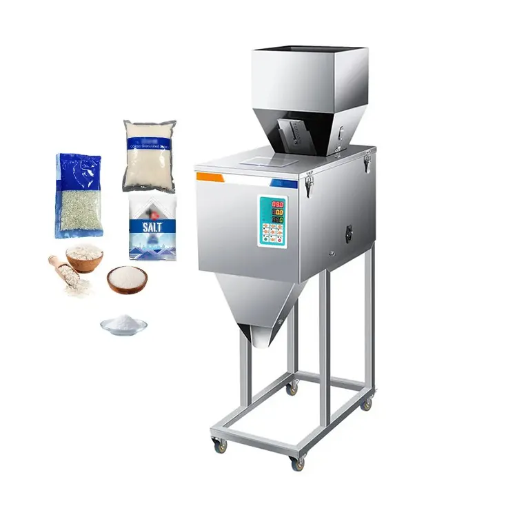 Productos básicos multifunción partícula cereal molienda azufaifo gránulo bolsita arroz sal café granos perlas de sago máquinas de embalaje