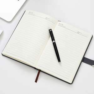 Modern Embossed PU Leather <b>Notebook</b> Gift <b>Set</b> with Pen and Keychain-Multifunction Handmade Promotional Office Product for Events - Product Image 3