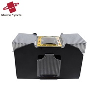 MIR2 Three Countries Kill Black Jack Sub-Device Set 4 6 Battery Shuffler Plastic Playing Cards Shuffle Machine for Entertainment
