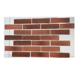 Briques de <span class=keywords><strong>parement</strong></span> en argile flexible MCM fines, pierre <span class=keywords><strong>rouge</strong></span>, extérieur, carreaux de céramique souples - Product Image 1