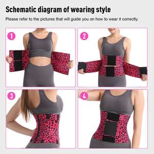 Faja Reductora de Cintura al por Mayor con Triple Envoltura, Corsé Moldeador de Abdomen y Cintura, Banda de Sudoración para Entrenamiento, Faja Deportiva Adelgazante para Gimnasio - Product Image 6