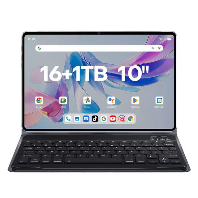 Hot Sell 2 in 1 For 2026 Android 13 10.1" Tablet PC Octa Core 16GB RAM 1TB ROM Dual SIM 4G LTE WiFi Educational