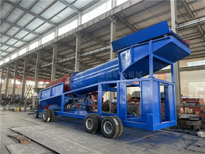 휴대용 강 모래 골드 트롬멜 스크린 머신 모바일 진동 스크리닝 골드 마이닝 로터리 스크린 - Product Image 4