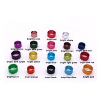 Bagues de pied numériques personnalisables en aluminium et plastique pour pigeons et perroquets, accessoires pour oiseaux, Anillos De Palomas