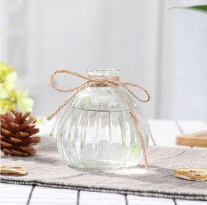 Petit <span class=keywords><strong>vase</strong></span> à fleurs en verre personnalisé bouteille de décoration intérieure en cristal Ins moderne pour fête de mariage <span class=keywords><strong>vase</strong></span> de table transparent en métal design - Product Image 5