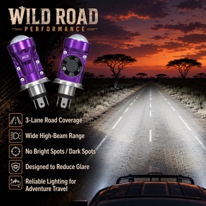Phare LED Moto Super Lumineux 12000lm avec Yeux de Démon RGB et Lentille Projecteur 2 en 1, Prix Usine de Gros, Style <span class=keywords><strong>Cafe</strong></span> <span class=keywords><strong>Racer</strong></span> - Product Image 5