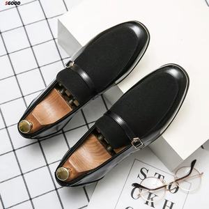 Mocassins Oxford en Cuir Véritable à Plateforme Haute Fermée avec Coussin d'Air en Acier, Chaussures Formelles à Enfiler pour Hommes, Idéales pour Mariage, Bureau, Carrière et Soirées - Product Image 5