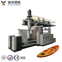Machine de moulage par extrusion-soufflage à cadre haute rigidité pour une utilisation continue prolongée, destinée à la production de bateaux en plastique HDPE de 3,6 m