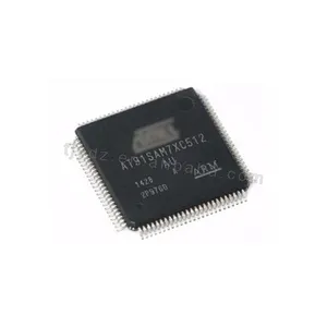 AT91SAM7XC512B LQFP-100 내부 IC 칩 이더넷 ARM MCU 마이크로 컨트롤러 MCU AT91SAM7XC512B-AU