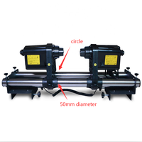 Système d'enroulement automatique de médias à double moteur pour imprimante DTF UV rouleau à rouleau 60cm 1.6m 1.8m, déroulement avant et enroulement arrière