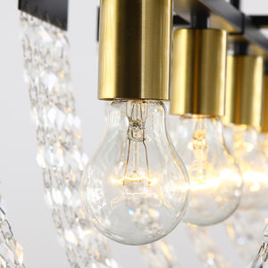 Lámpara Colgante <span class=keywords><strong>de</strong></span> Cristal, Lámpara <span class=keywords><strong>de</strong></span> <span class=keywords><strong>Techo</strong></span> Lineal <span class=keywords><strong>para</strong></span> Comedor, Isla <span class=keywords><strong>de</strong></span> Cocina, Decoración Moderna, Iluminación <span class=keywords><strong>de</strong></span> <span class=keywords><strong>Techo</strong></span> - Product Image 6