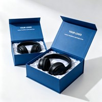 Boîte d'emballage en papier biodégradable de luxe avec fermeture magnétique pour casque audio, montre et produits électroniques – Vente en gros
