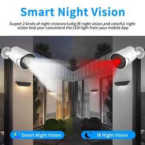 Newest IP POE 4K PTZ Outdoor Bullet <strong>Camera</strong> Kit 2D/3D Noise Reduction CMOS <strong>Sensor</strong> Two-Way Audio 1-Year Warranty - Product Image 4