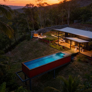 Piscine hors sol robuste avec cadre en composite bois et pompe de filtration tout-en-un avec distributeur de produits chimiques automatique - Product Image 4