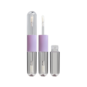 Jinze 2.1 + 2.1ml doppio lato tubo di lucidalabbra forma rotonda vuota cosmetici 2 in1 confezione - Product Image 6