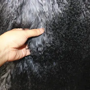 China Supplier High Quality Mongolian Lamb Fur Blanket For Sofa Fur Rug Floor