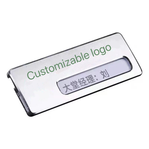 Etiquetas Personalizadas de Aluminio o Acero Inoxidable para Personal, con Nombre, Pin de Pecho y Logotipo con Diseño Personalizado, Regalos IStapromo - Product Image 1