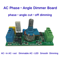 Module de variateur de phase AC 220V, gradation progressive et fluide pour lampe fluorescente, compatible avec les charges résistives LED AC dimmables