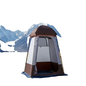 Carpa Impermeable para Ducha y Cambio de Ropa al Aire Libre, de Doble Capa, Tela Oxford 210D, para Camping, Senderismo, Playa y Pesca, Apta para las Cuatro Estaciones - Product Image 3