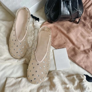Zapatos Planos de Malla con Pedrería Estilo Hada para Verano 2026, Elegantes Zapatos Planos Mary Jane Sin Cordones para Mujer, para Uso Diario y Fiestas - Product Image 5