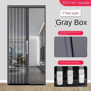 Persianas enrollables para ventana de red, <span class=keywords><strong>mosquitera</strong></span> plegable deslizante, <span class=keywords><strong>mosquitera</strong></span> de malla para puerta, <span class=keywords><strong>mosquitera</strong></span> para insectos, red personalizada, retráctil de acero inoxidable - Product Image 4