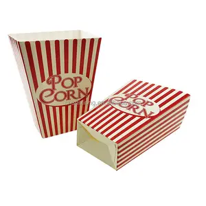Grosir Murah Cetakan Kustom Bioskop Kertas Bungkus Popcorn Ember Popcorn
