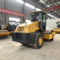 Compacteur de sol YSW208 8000 kg avec transmission à changement de vitesse et direction hydraulique