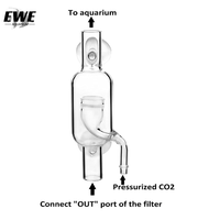 Weekewe — système de diffuseur d'atomiseur de CO2 en verre, dispositif en ligne pour Aquarium plante de poissons