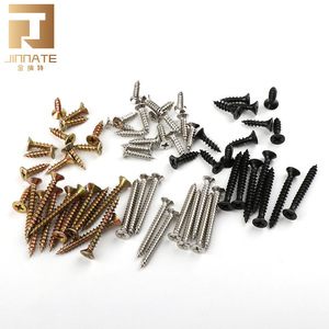 JINNATE Self Tapping Screws Stainless Steel Phillips Head Metric Wood Fasteners For Cabinet And Household Use - Product Image 1