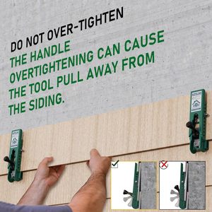 Verkleidungs-Montagewerkzeuge Verkleidungs-Montageset 5/16-Zoll Faserzement-Verkleidungen Überlappungswerkzeuge mit Einstellbarem Abstand, PC, 2er-Pack - Product Image 6