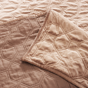 Nuevo producto, colcha acolchada Minky Fleece, manta suave sedosa amarilla marrón lujosa con relleno de polietileno que se puede personalizar - Product Image 4