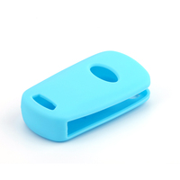 Vente flash, coque de protection de clé de voiture en silicone colorée et bon marché, coque de clé de voiture de remplacement