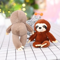 Poupée en peluche singe à longs bras transfrontalière, rembourrage en coton PP, porte-clés à suspendre pour sac à dos de couple, mini poupée mignonne