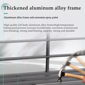 Muebles de Jardín Modernos y Lujosos en <span class=keywords><strong>Gris</strong></span>, Sofá Seccional en Forma de L para Patio <span class=keywords><strong>Exterior</strong></span>, Sofá de Madera de Teca y <span class=keywords><strong>Aluminio</strong></span> para Conversación - Product Image 3