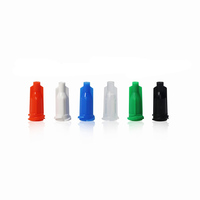 Inyector de aguja de dispensación tapón de sellado de almacenamiento Mini Luer Lock jeringa consejos de la cabeza