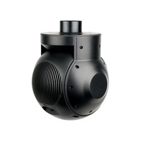 UA40T-35 40X Zoom EO IR Dual Sensor 2- Gimbal Aluminium Alloy UAV Payload dengan Pelacakan AI